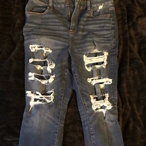 AE Curvy high waisted jeans